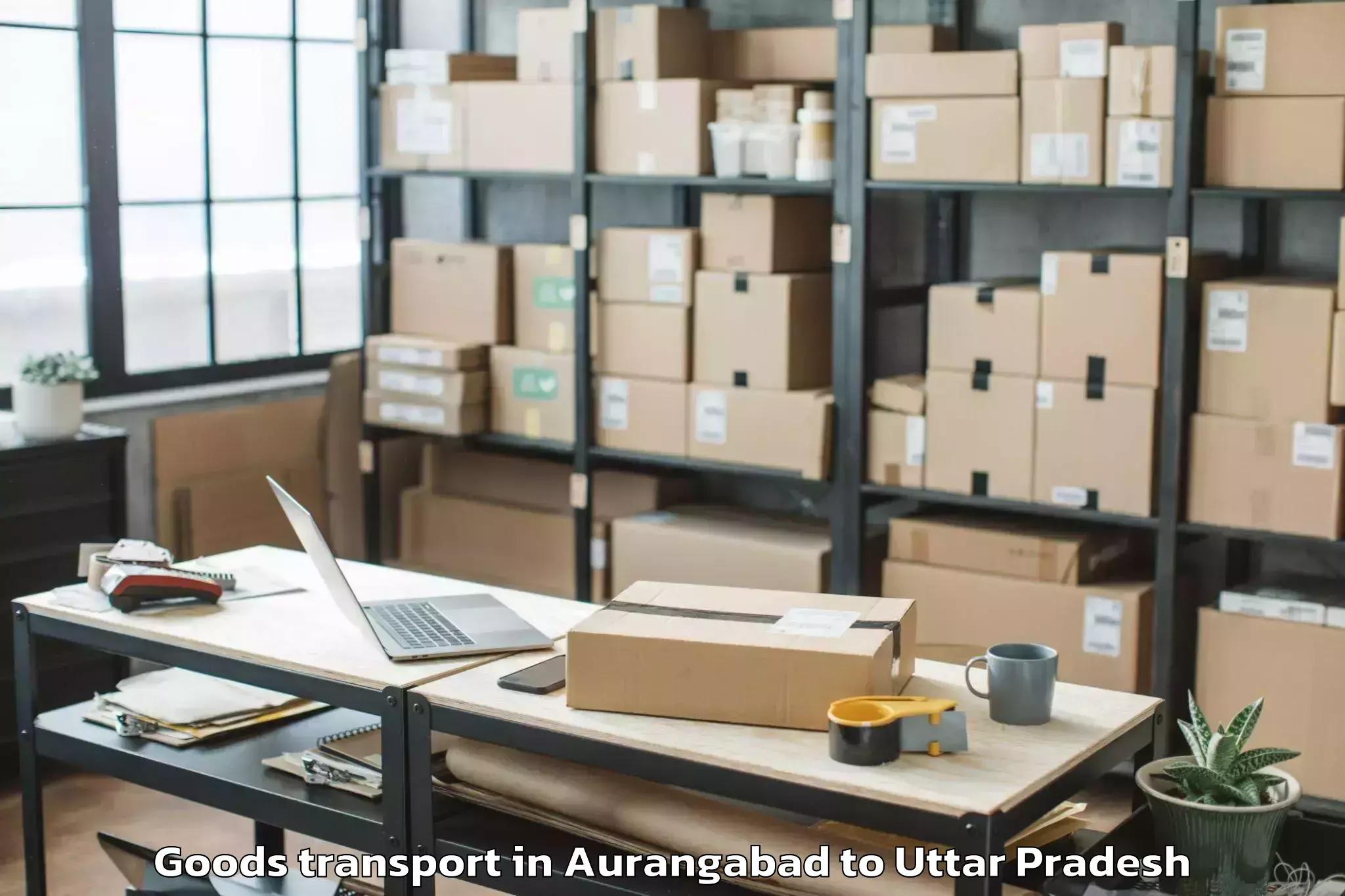 Trusted Aurangabad to Kurara Goods Transport